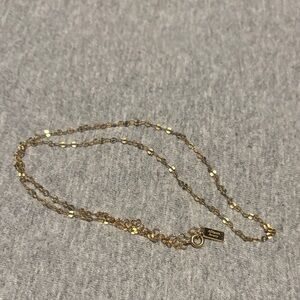 Allison Avery Gold Faceted Bead Double Strand Necklace